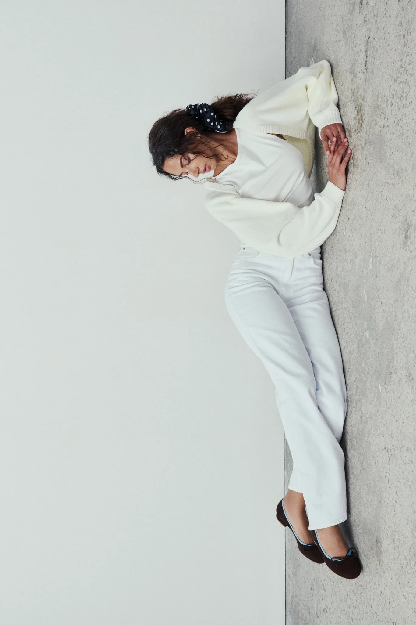 Covelo Brown Suede Ballerina - Image 2