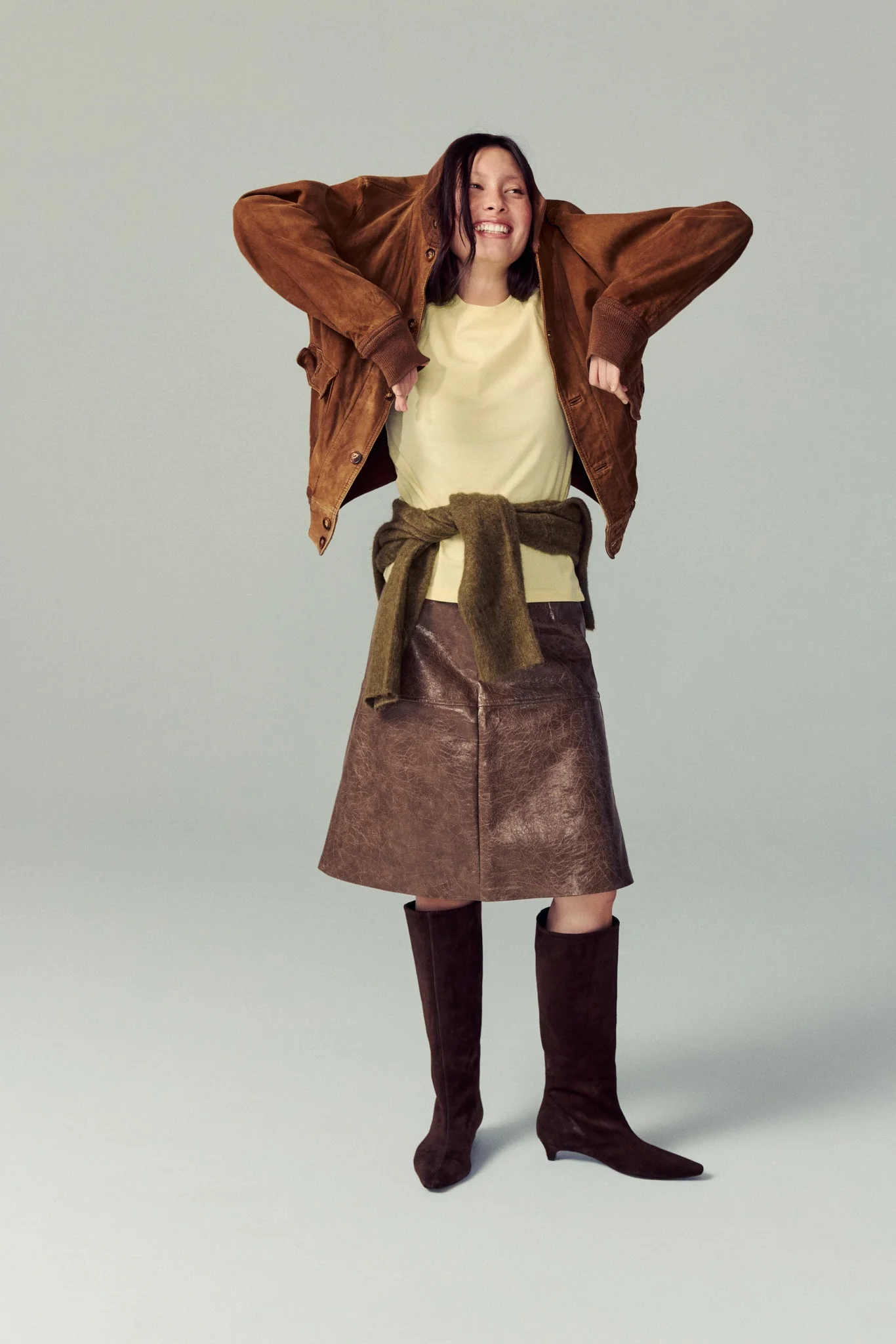 Novelda Brown Suede Boot - Image 2
